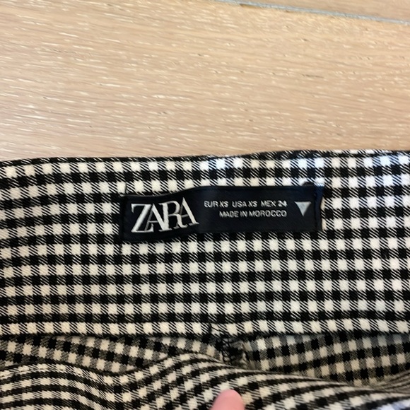 Zara high waisted checkered leggings - Picture 3 of 4